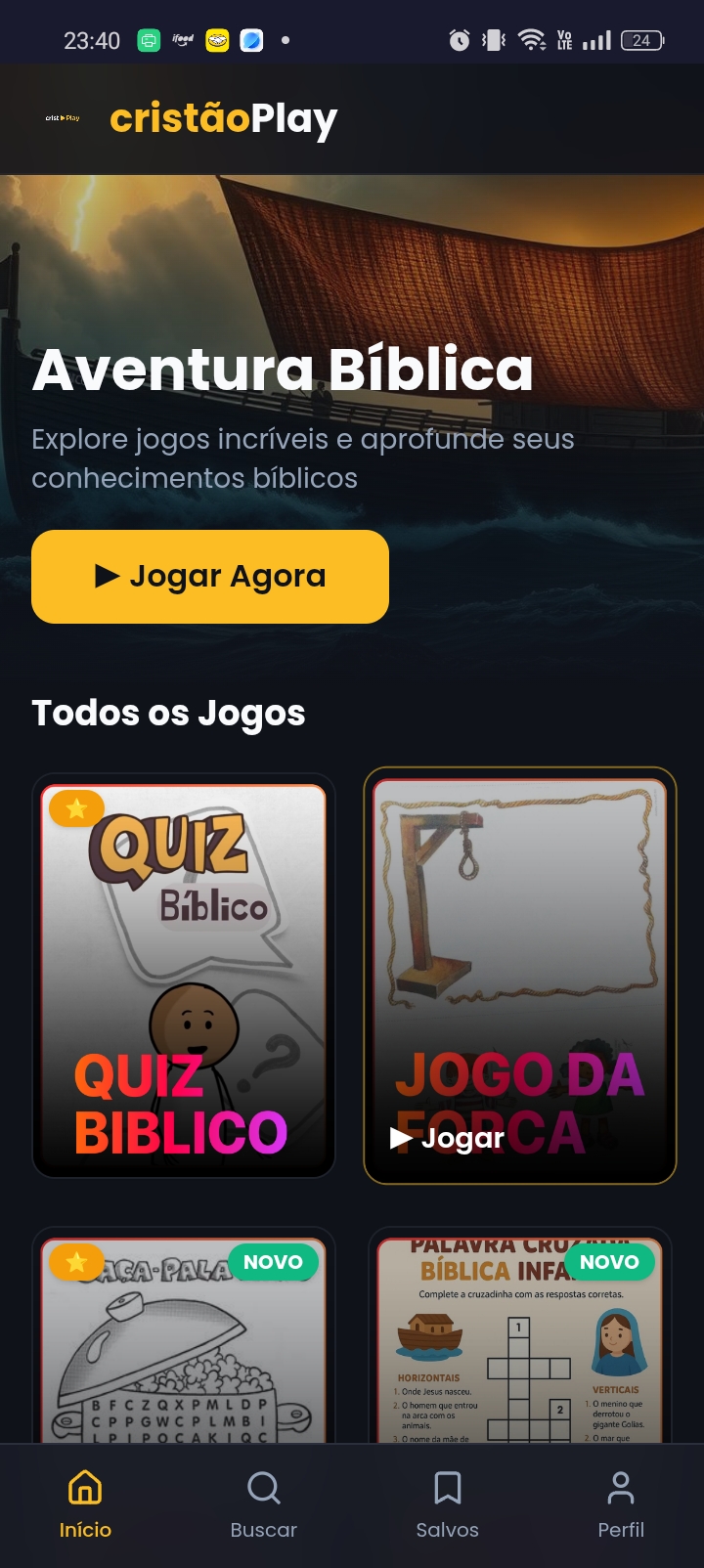 Tela Inicial